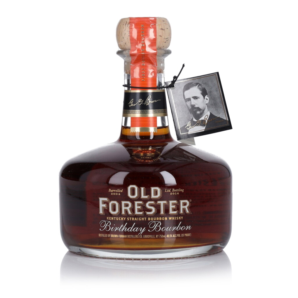 View full screen - View 1 of Lot 260. Old Forester 12 Year Old Birthday Bourbon 2016 Release 97 Proof 2004 (1 BT 75cl).