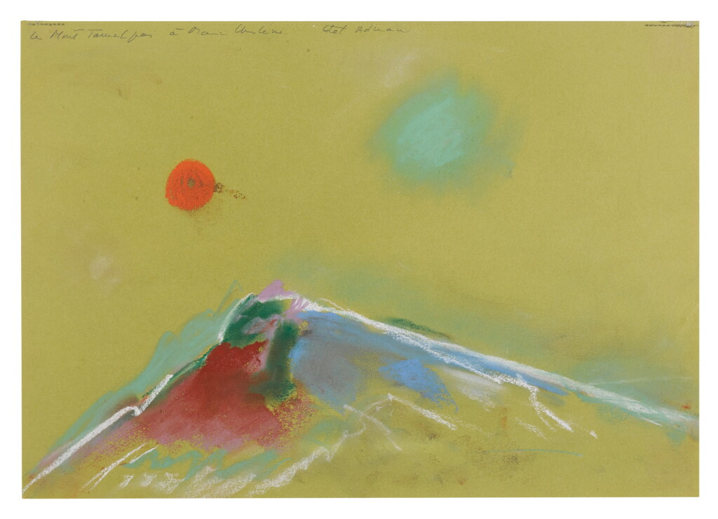 View full screen - View 1 of Lot 6. ETEL ADNAN | LE MOUNT TAMALPAIS EN CALIFORNIE.