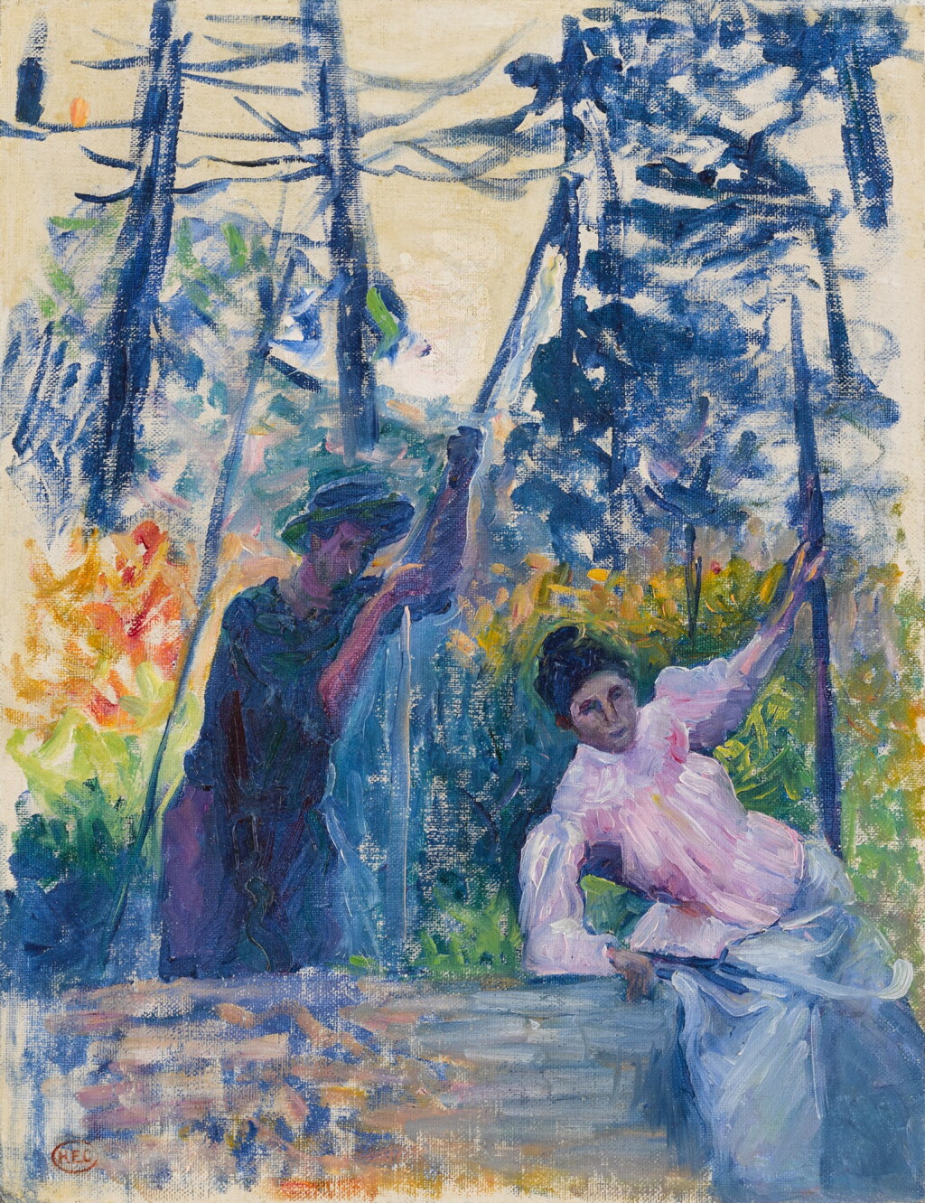 View full screen - View 1 of Lot 7. Étude pour "Jardin en Provence".
