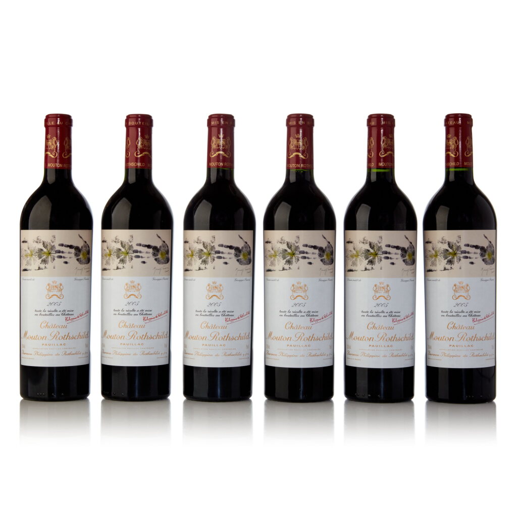 Voir en plein écran - Voir 1 du lot 25. Château Mouton Rothschild 2005 (12 BT).