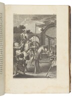 CERVANTES SAAVEDRA, MIGUEL DE | El Ingenioso Hidalgo Don Quixote de la Mancha … Nueva Edicion, corregida por la Real Academia Española. Madrid: Por Don Joaquin Ibarra Impresor de Cámara de S. M. y de la Real Academia, 1780