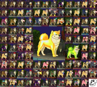 View full screen - View 1 of Lot 2. 101 Bored Ape Kennel Club.