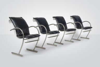 View full screen - View 1 of Lot 137. Set of Four "Sing Sing Sing" Armchairs.