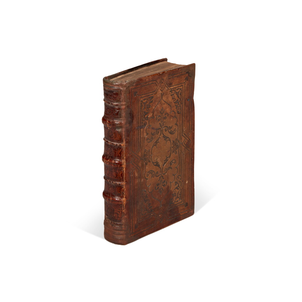 View full screen - View 1 of Lot 1607. Boccaccio, Libro delle donne illustri, Venice, 1545, contemporary Venetian olive-green goatskin by the Fugger Binder for Cardinal Perrenot de Granvelle.