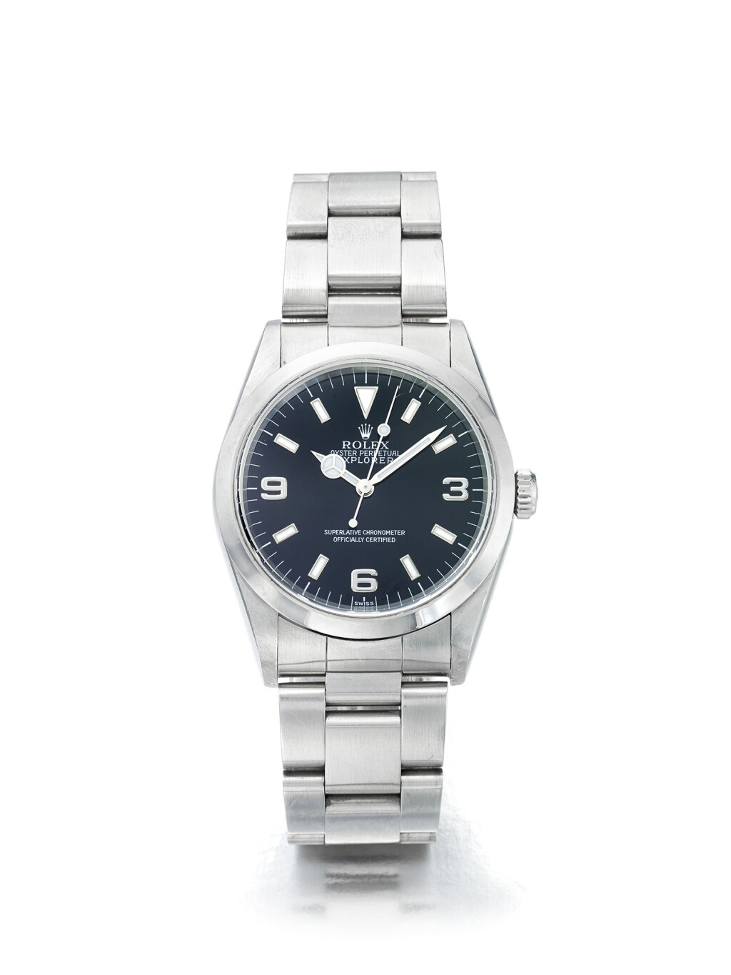 View full screen - View 1 of Lot 16. ROLEX | EXPLORER REF 14270, A STAINLESS STEEL AUTOMATIC CENTER SECONDS WRISTWATCH WITH BRACELET CIRCA 1997.
