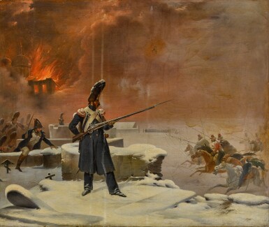 View full screen - View 1 of Lot 134. Scene from the Russo-Turkish Wars.