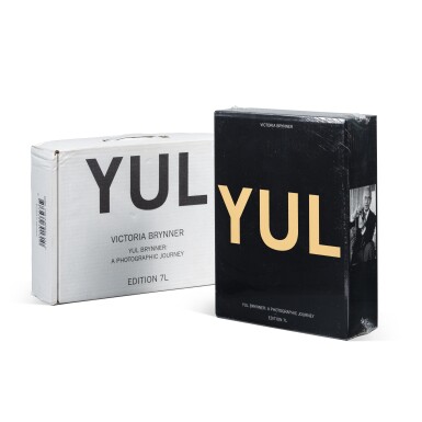View full screen - View 1 of Lot 201. Victoria Brynner, YUL - Yul Brynner a photographic journey, édition 7L, with a foreword by Karl Lagerfeld, 2010 .