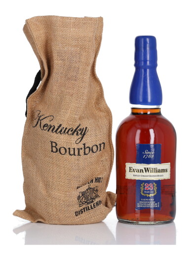 View full screen - View 1 of Lot 221. Evan Williams 23 Year Old 107 Proof NV (1 Bottle 75cl).
