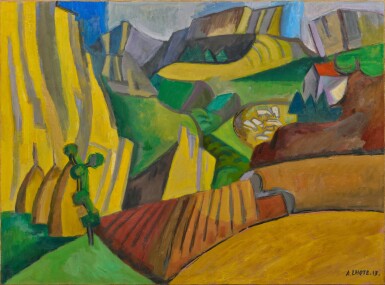 View full screen - View 1 of Lot 91. La vallée jaune.