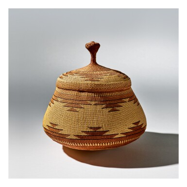 View full screen - View 1 of Lot 23. COVERED BASKET.