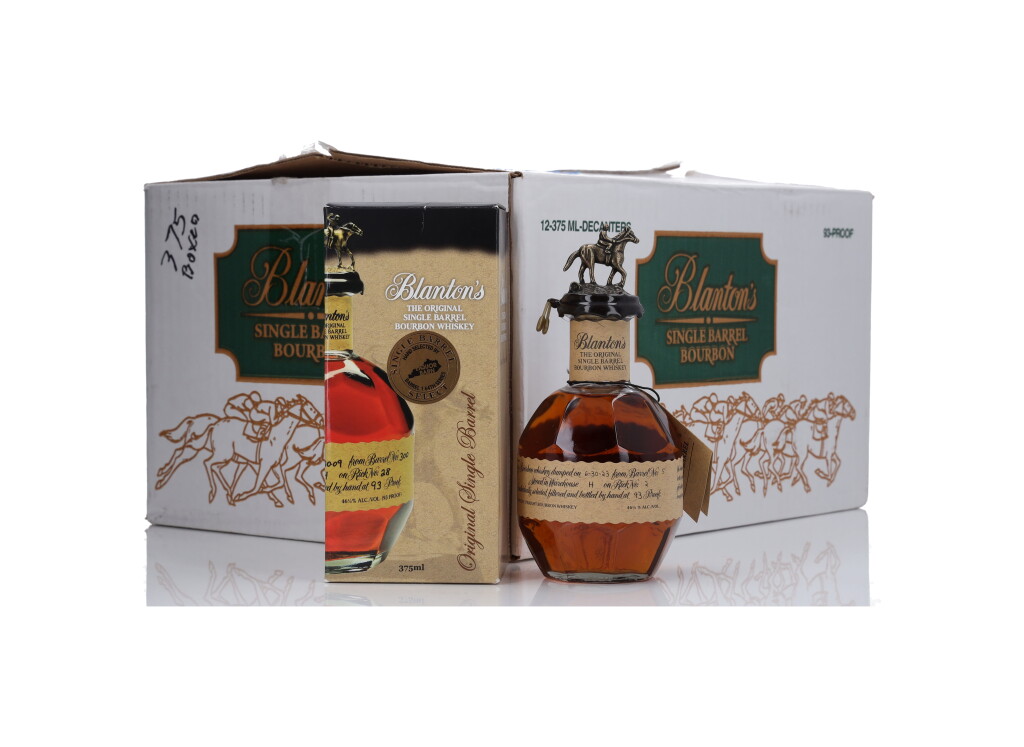 View full screen - View 1 of Lot 366. Blanton's Single Barrel Set 93 Proof NV (12 Bottles 37.5cl).
