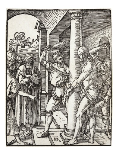 View full screen - View 1 of Lot 2. ALBRECHT DÜRER | THE FLAGELLATION; AND CHRIST IN LIMBO (B. 33, 41; M., HOLL. 142, 150).
