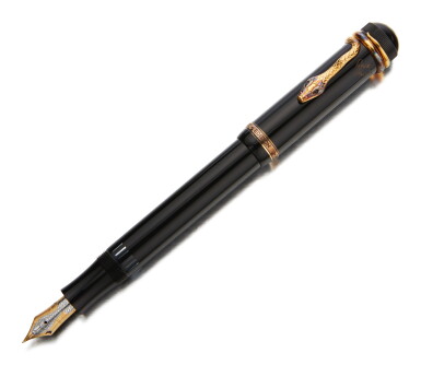 View full screen - View 1 of Lot 9. MONTBLANC | A LIMITED EDITION STERLING PLATED AND RESIN FOUNTAIN PEN, CIRCA 1993.