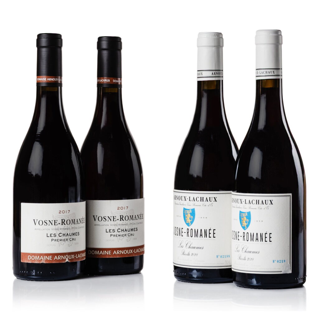 View full screen - View 1 of Lot 251. Vosne Romanée, Les Chaumes 2017/2018 Domaine Arnoux-Lachaux (4 BT).