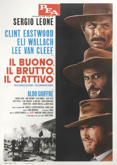 View full screen - View 1 of Lot 189. Il Buono, Il Brutto, Il Cattivo | The Good, the Bad and the Ugly (1966).
