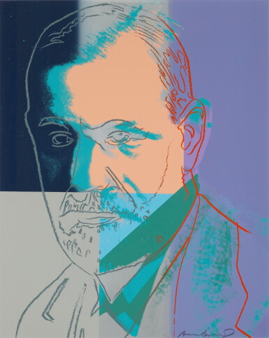 View full screen - View 1 of Lot 181. Sigmund Freud, from Ten Portraits of Jews from the Twentieth Century (Feldman & Schellmann II.235).