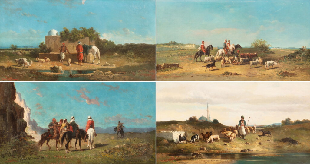 View full screen - View 1 of Lot 54. Shepherds | Bergers.