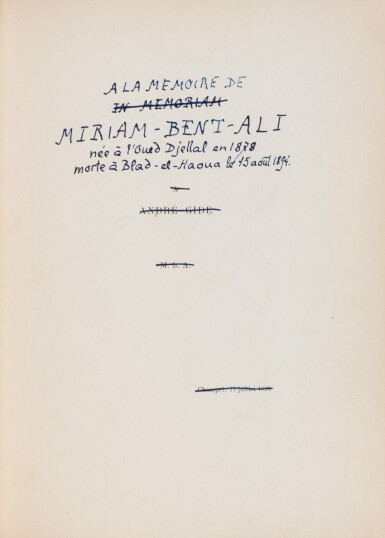 View full screen - View 1 of Lot 139. Les Chansons de Bilitis, 1895. EO. Exemplaire annoté et illustré par l'auteur (avec 2 lettres autographes).