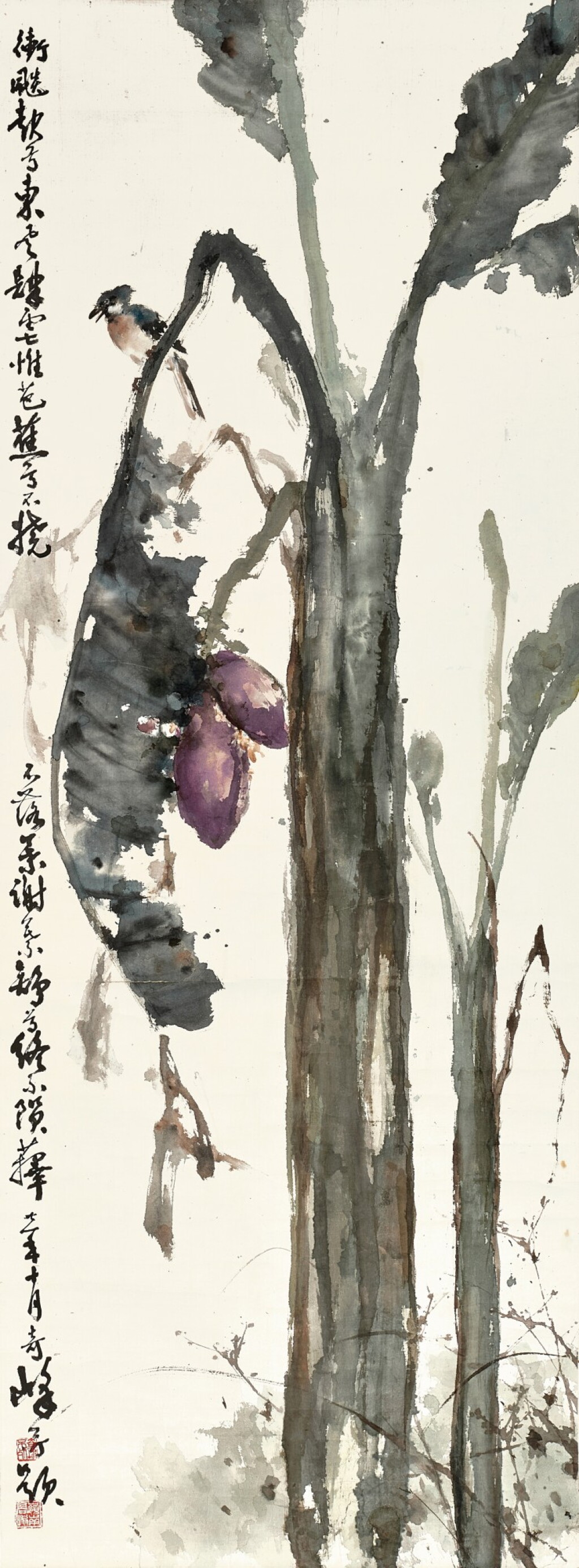View full screen - View 1 of Lot 3121. 高奇峰 芭蕉 | Gao Qifeng, Plantain Tree.