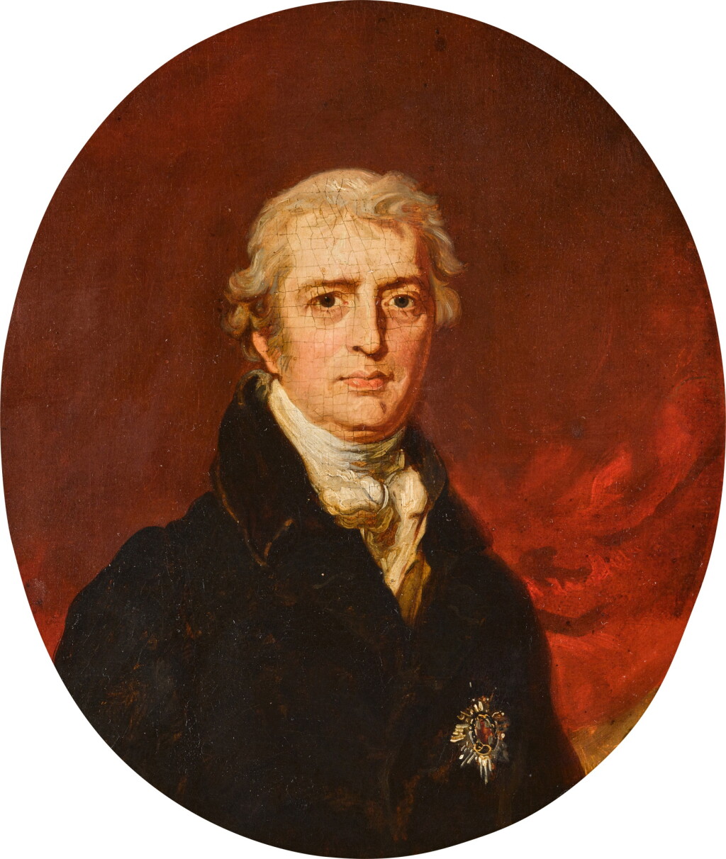 View full screen - View 1 of Lot 107. Portrait of Robert Banks Jenkinson, 2nd Earl of Liverpool (1770–1828).