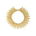 Gold necklace, circa 1870