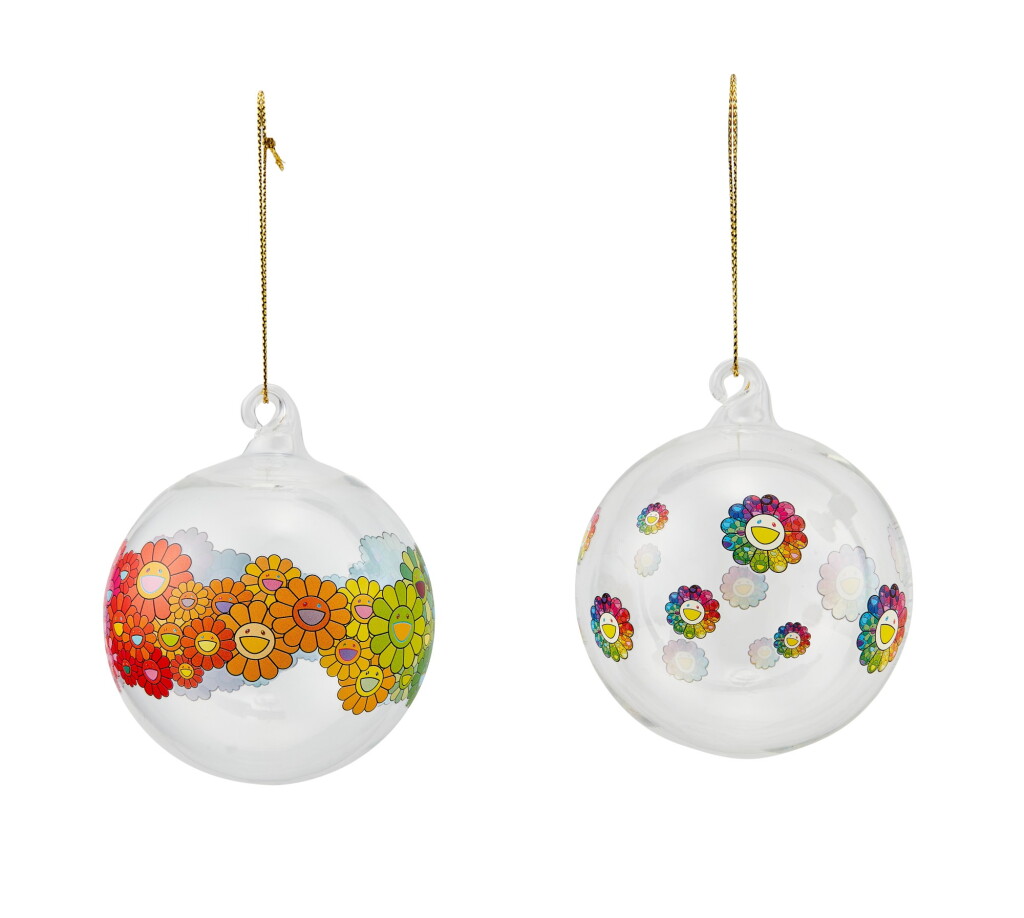 View full screen - View 1 of Lot 8173. A set of two Christmas ornaments made in collaboration with Takashi Murakami, Circa 2021 | 宇舶 | 一套兩件聖誕裝飾,與村上隆合製,約2021年製.