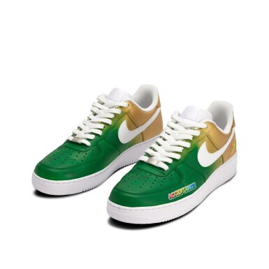 View full screen - View 1 of Lot 18. Joe Mazzulla Boston Celtics 2024-2025 Game Worn and Signed Custom Air Force 1s | To The Max Foundation.