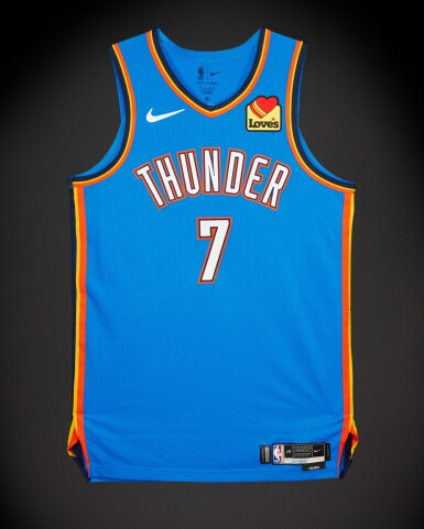 Chet Holmgren Oklahoma City Thunder 2026 NBA Playoffs Western Conference Round 1 Game Worn Icon Edition Jersey | Game 1 | Matched to 2 Games