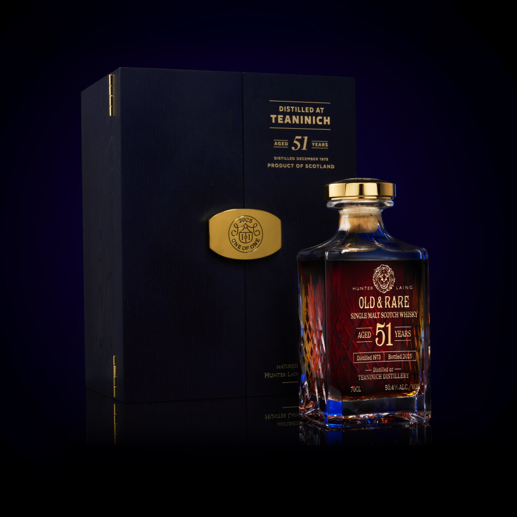 View full screen - View 1 of Lot 9. Hunter Laing Old & Rare One of One 51 Year Old Distilled at Teaninich Distillery 1973 (1 Bottle 70cl).