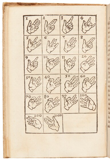 View full screen - View 1 of Lot 152. Bronchorst, De numeris libri II, Cologne, 1544, later wrappers.