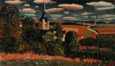 View full screen - View 1 of Lot 67. Vue de Donnemarie-en-Montois.
