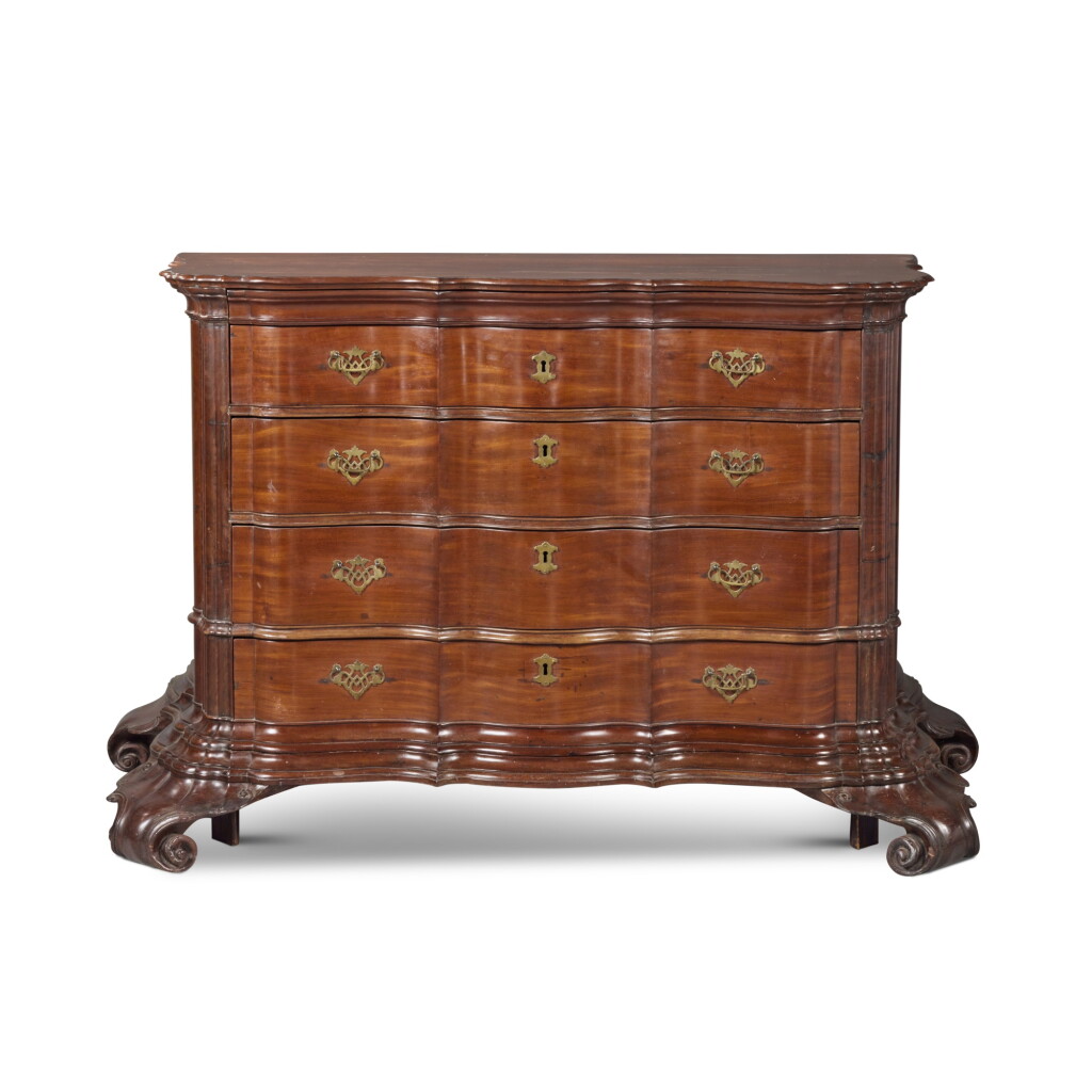 View full screen - View 1 of Lot 11. A Mahogany Sacristy Chest (Cómoda de Sacristía), Cuba, Circa 1765.