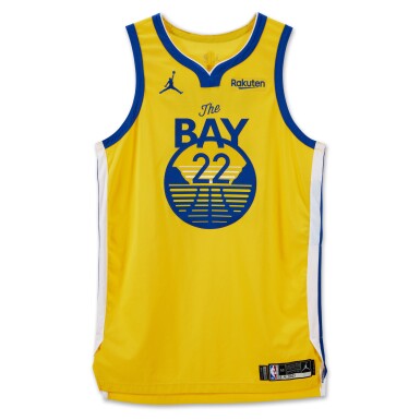 View full screen - View 1 of Lot 51. Andrew Wiggins Golden State Warriors 2020-2021 Game Worn Away Jersey .