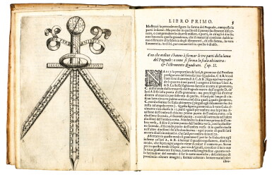 View full screen - View 1 of Lot 110. Crescenzio, Proteo militare, Naples, 1595, contemporary vellum.