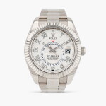 Sky-Dweller, référence 326939, white gold annual calendar and dual time zone wristwatch and bracelet, circa 2013
