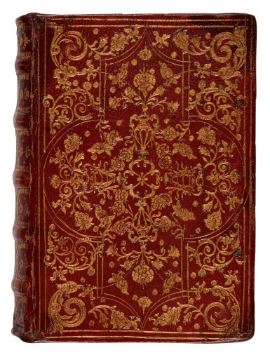 View full screen - View 1 of Lot 999. Acosta, Conciones in Quadragesimam, Venice, 1599, red morocco richly gilt, presentation copy.