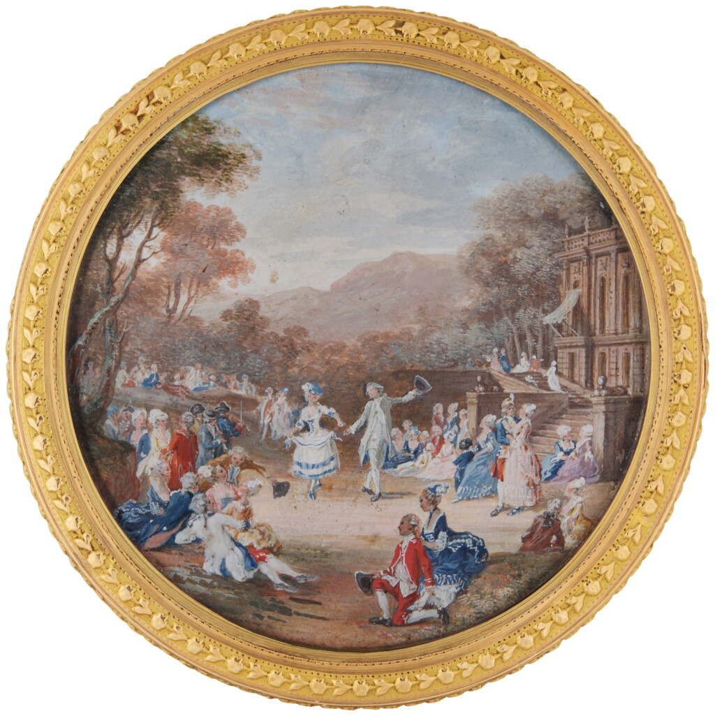 View full screen - View 1 of Lot 144. A fête before a pavilion, circa 1775.