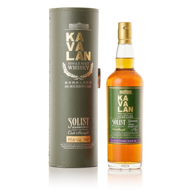 View full screen - View 1 of Lot 9739. Kavalan Solist Ex-bourbon Cask #B080828039 55.6 abv 2008 (1 BT70).