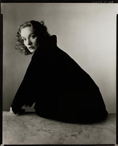 View full screen - View 1 of Lot 68. IRVING PENN | 'MARLENE DIETRICH', NEW YORK, 1948 .