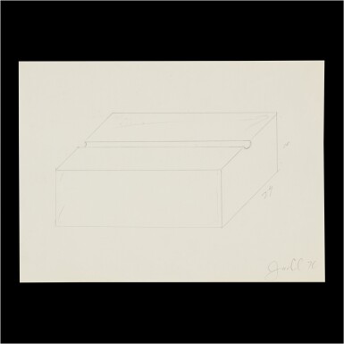View full screen - View 1 of Lot 56. DONALD JUDD | UNTITLED (WORKING DRAWING).