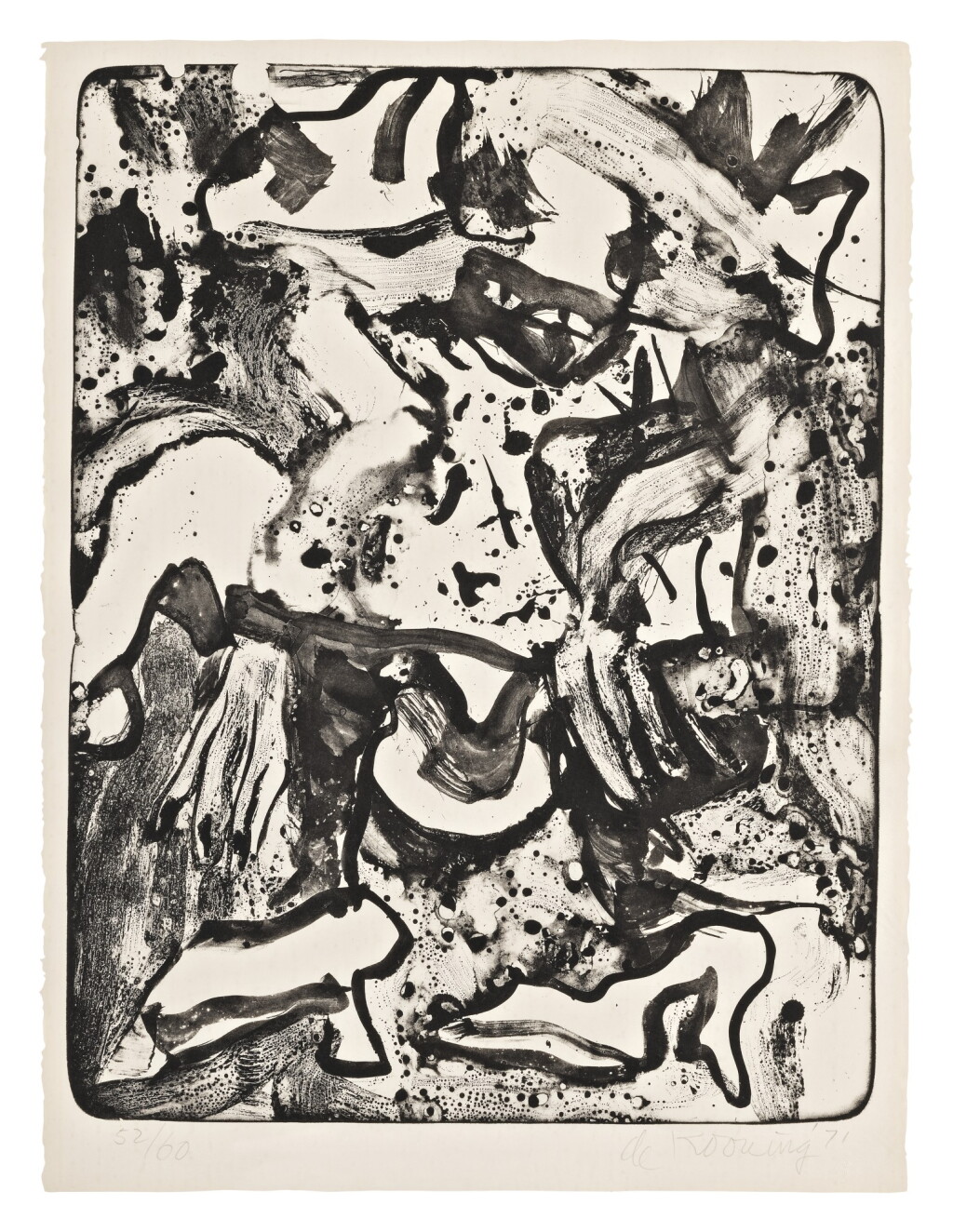 View full screen - View 1 of Lot 20. WILLEM DE KOONING | MINNIE MOUSE (GRAHAM 25).