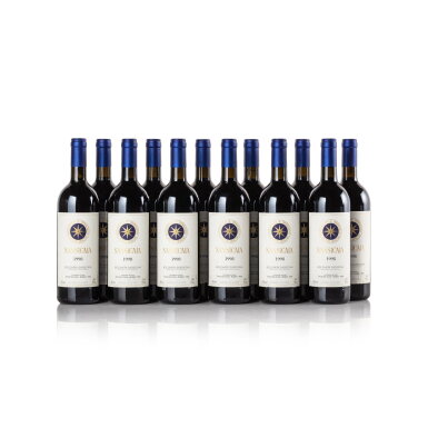 View full screen - View 1 of Lot 155. Sassicaia 1998 (12 BT).