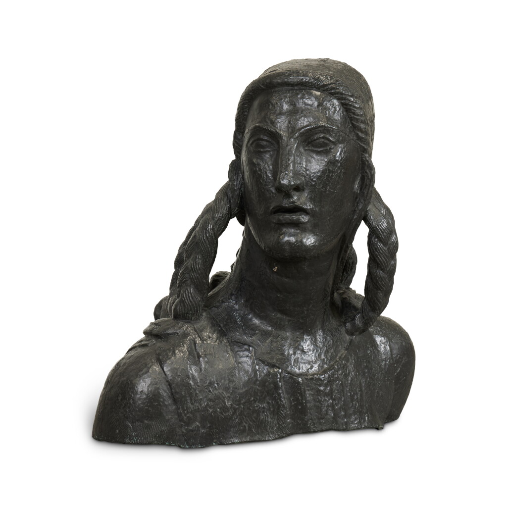 View full screen - View 1 of Lot 596. La Victoire, tête avec épaules, étude pour le Monument au général Alvear (1913-1923).