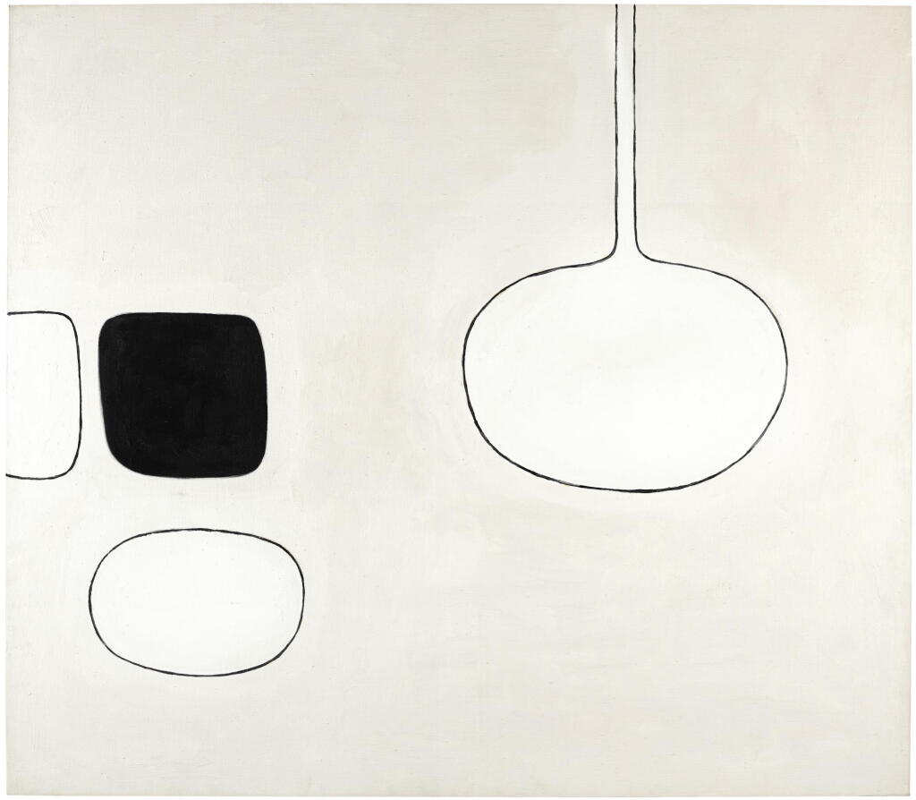 View full screen - View 1 of Lot 24. WILLIAM SCOTT, R.A. | WHITE WITH BLACK PREDOMINATING.