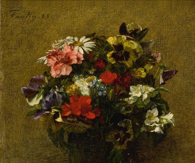 View full screen - View 1 of Lot 68. Fleurs (Pensées).