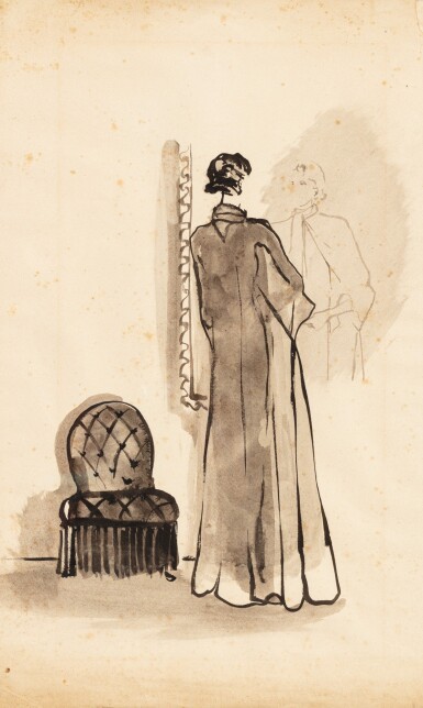 View full screen - View 1 of Lot 6. Femme au miroir .