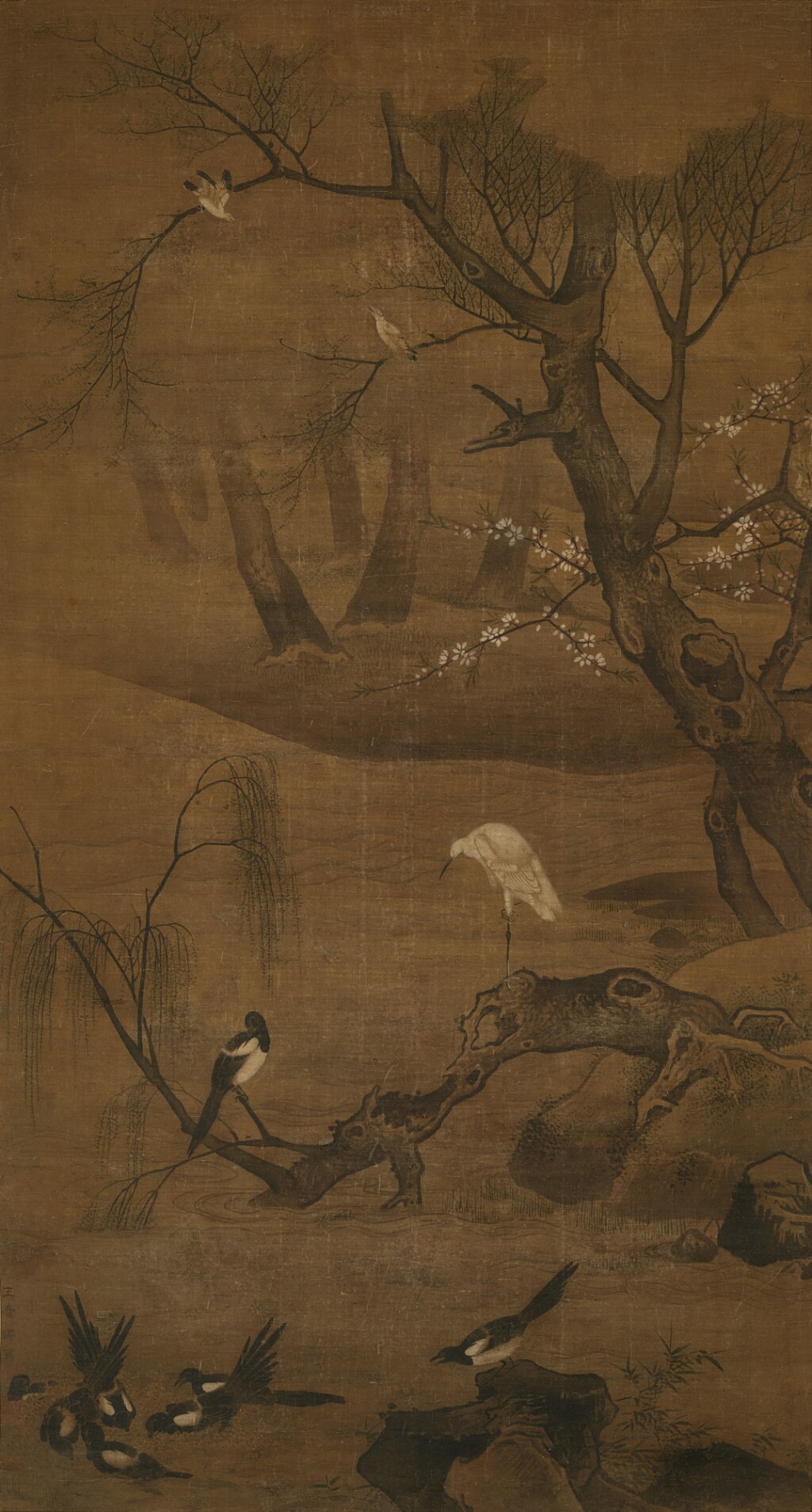 View full screen - View 1 of Lot 2568. Anonymous 佚名 | Plums and Magpies 臘梅報喜.