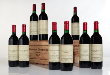 View full screen - View 1 of Lot 23. Château Trotanoy 1990 (7 BT).