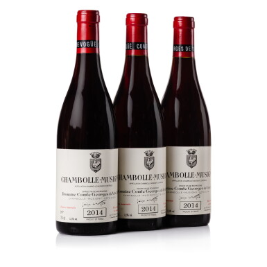View full screen - View 1 of Lot 113. Chambolle Musigny 2014 Comte Georges de Vogüé (3 BT).