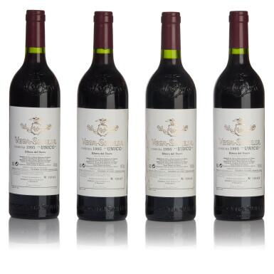 View full screen - View 1 of Lot 301. Vega Sicilia 'Unico' 1995 (4 BT).